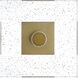 Desiree 25 X 11 inch Clear and Antique Brass Drinks Table