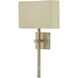 Ashdown 1 Light 12 inch Silver Leaf ADA Wall Sconce Wall Light