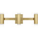 Sean Lavin Dobson II LED Natural Brass Bath Light Wall Light, Integrated LED