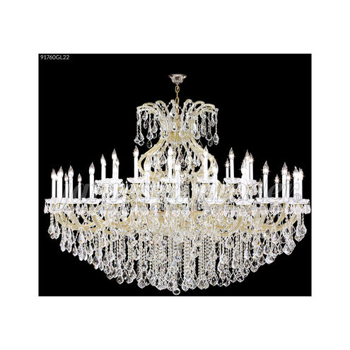 Maria Theresa Grand 49 Light 77 inch Gold Lustre Crystal Chandelier Ceiling Light, Grand