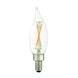 Allison LED CA10 Flame Tip E12 Candelabra Base 2.60 watt 2700K Filament LED Bulbs, Pack of 60