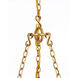 Marie Flanigan Sinclair LED 26 inch French Gild Sculpted Chandelier Ceiling Light