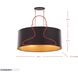 Cannery 6 Light 30 inch Dark Bronze and French Gold Pendant Ceiling Light