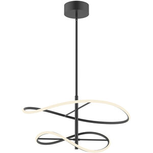 Collide LED 24.75 inch Black Pendant Ceiling Light