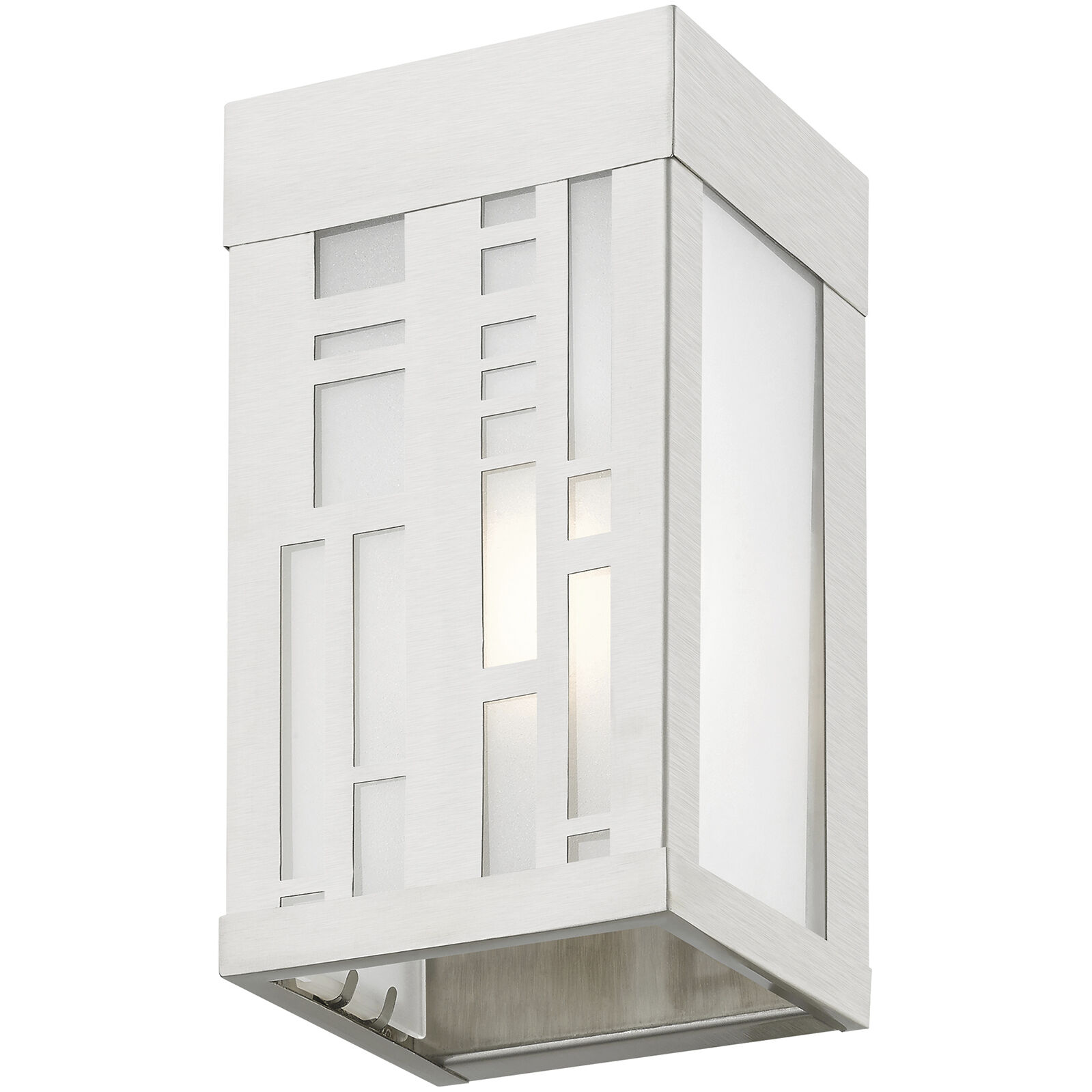 Malmo 1 Light 9 inch Brushed Nickel Outdoor Small Sconce, Small