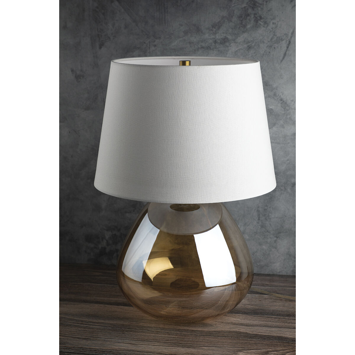 Thea 22.75 inch 60 watt Aged Brass Table Lamp Portable Light