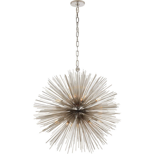 Kelly Wearstler Strada 20 Light 28 inch Polished Nickel Round Chandelier Ceiling Light, Medium