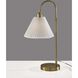 Thalia 25 inch 60.00 watt Antique Brass Table Lamp Portable Light, Simplee Adesso