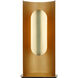 Peter Bristol Shielded 24 inch 13.4 watt Hand Rubbed Antique Brass Table Lamp Portable Light