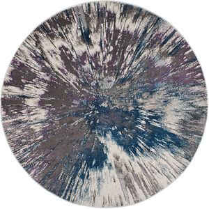 Darica Blue Rug in 5 Round