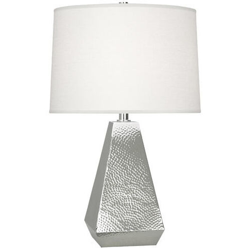 Dal 25.63 inch 150 watt Polished Nickel Table Lamp Portable Light