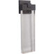 Aria LED 23 inch Textured Black Outdoor Wall Mount in Textured Matte Black, Large