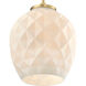 Dita 1 Light 12 inch Brushed Gold Pendant Ceiling Light