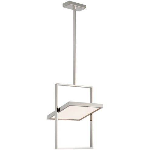 Lauren Rottet Entoure LED 17.25 inch Polished Nickel Rotating Pendant Ceiling Light