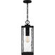 Balchier 1 Light 7 inch Matte Black Outdoor Hanging Lantern