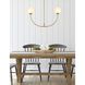 Nyomi 2 Light 36 inch Brass Chandelier Ceiling Light