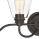 Foundry 4 Light 32.88 inch Satin Bronze Bath Light Wall Light