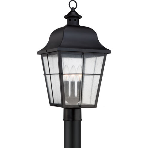 Millhouse 3 Light 22 inch Mystic Black Post Lantern