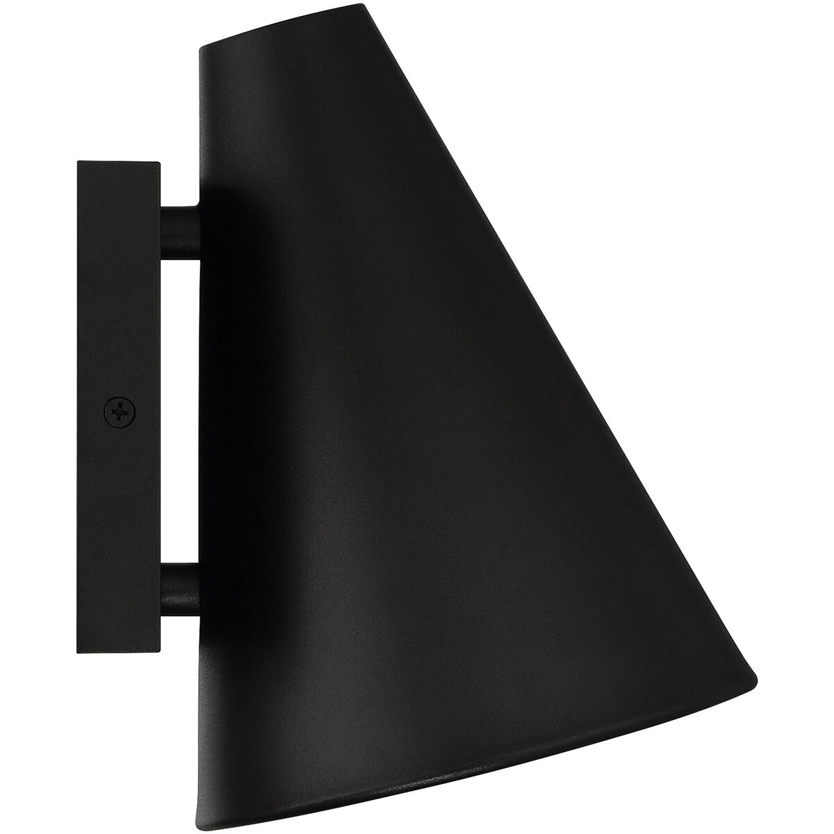 Solano LED 8 inch Black Outdoor Wall Sconce