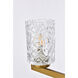 Cassie 5 Light 42 inch Brass Bath Sconce Wall Light