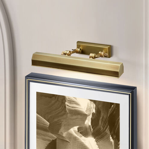 Chawton 80 watt 16 inch Aged Brass Picture Light Wall Light