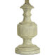 Signature 24.75 inch 40 watt Distressed Gray and Cream Table Lamp Portable Light