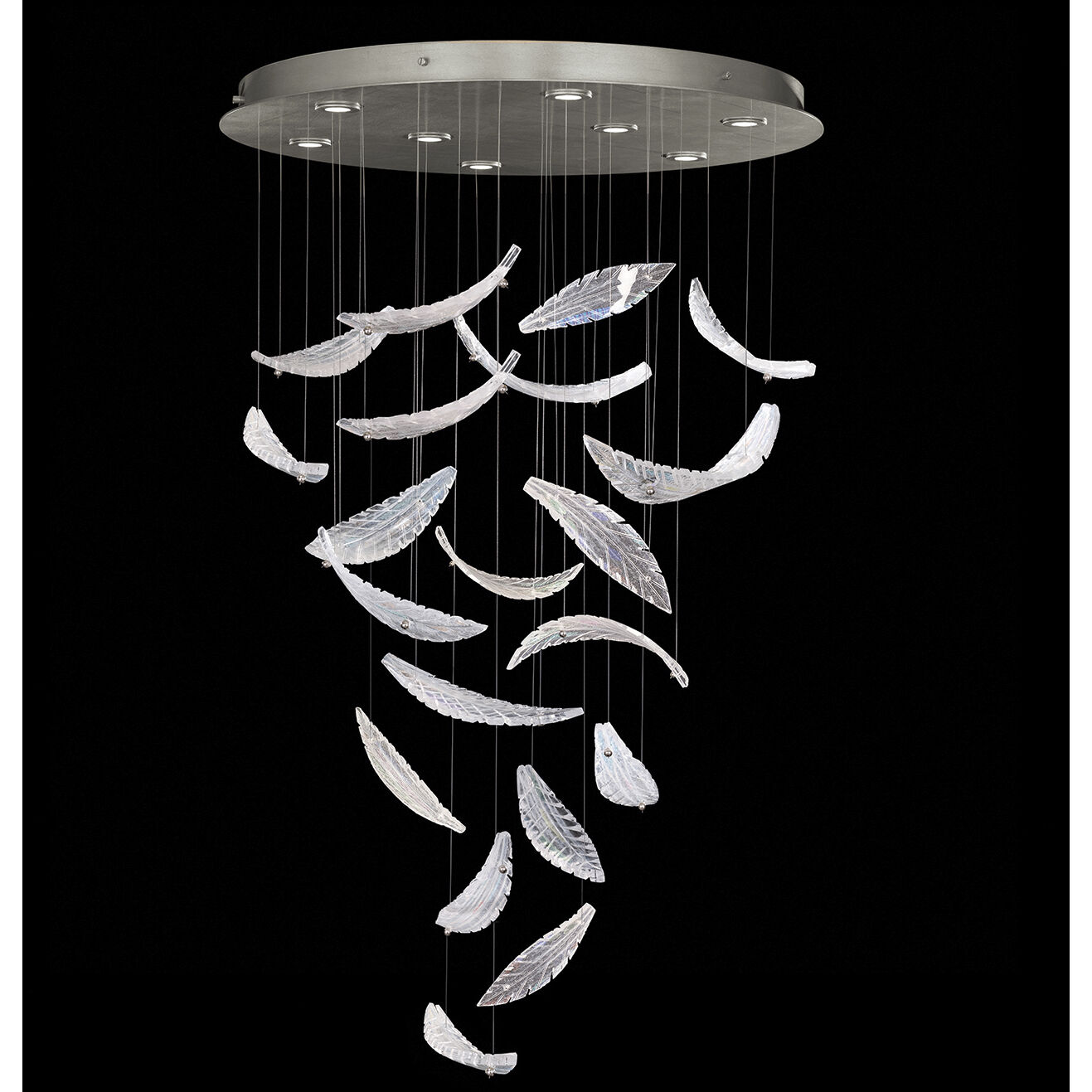 Elevate 8 Light 32 inch Silver Pendant Ceiling Light