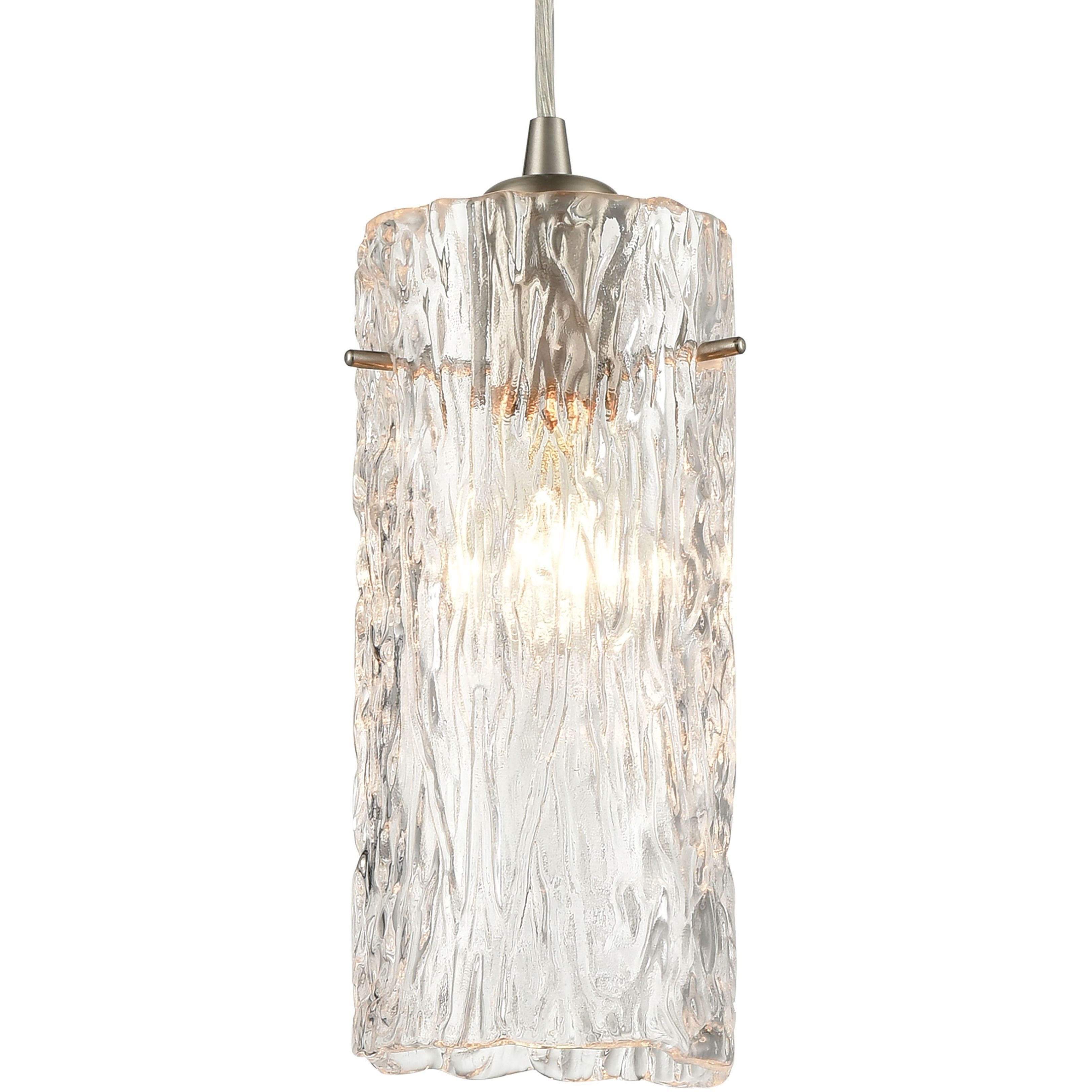 Roubaix 1 Light 5 inch Satin Nickel Mini Pendant Ceiling Light