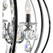 Abia LED 22 inch Chrome Up Chandelier Ceiling Light