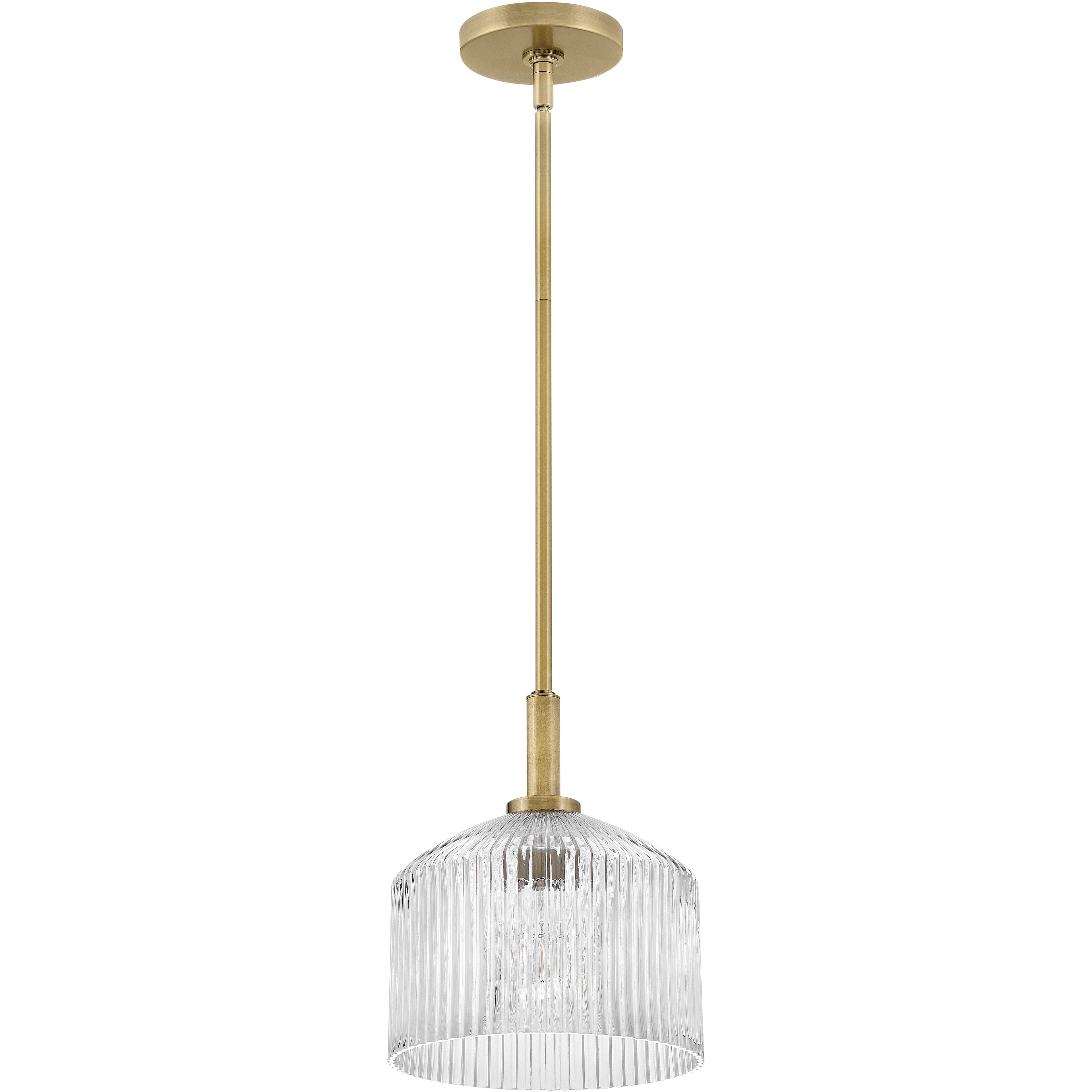 Lisette 1 Light 9 inch Lacquered Brass Pendant Ceiling Light