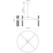 Edwin LED 37.5 inch Urban Bronze Chandelier Ceiling Light