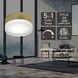 Emma LED 5.75 inch Light Antique Brass Flush Mount Ceiling Light