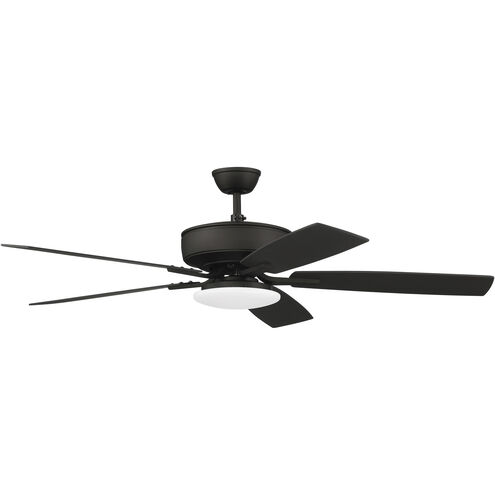 Pro Plus 112 52 inch Espresso with Espresso/Walnut Blades Contractor Ceiling Fan, Slim