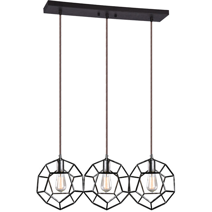 Leo 4.75 inch Rusty Black Multi Ceiling Canopy Ceiling Light