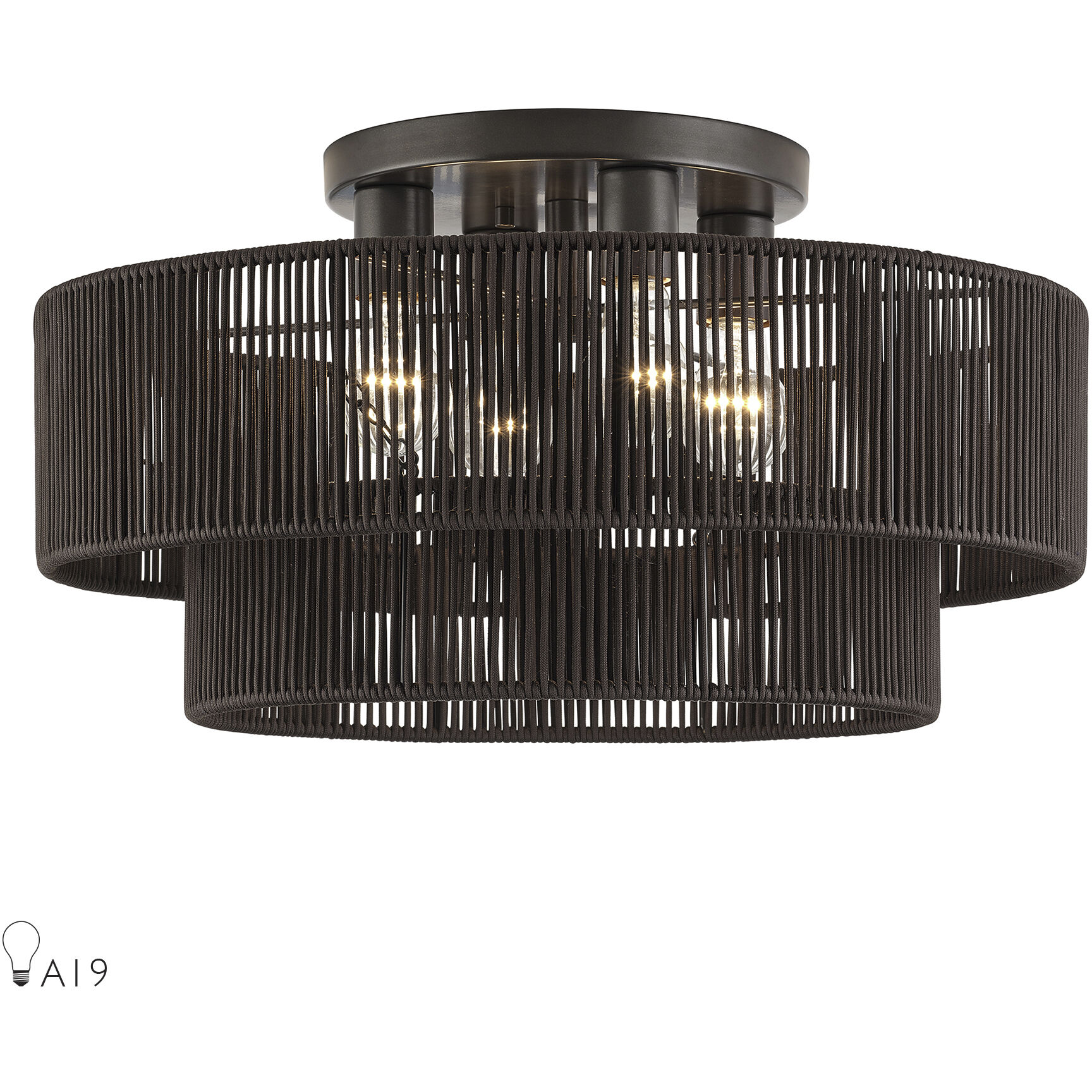 Acordia 4 Light 21.00 inch Semi-Flush Mount
