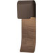 Element 1 Light 19 inch Coastal Bronze Outdoor Sconce, Small