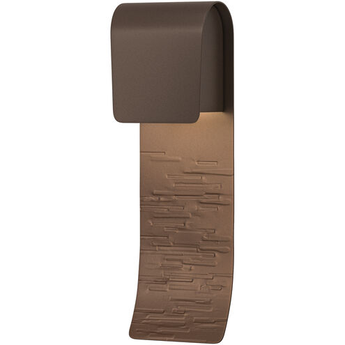 Element 1 Light 19 inch Coastal Bronze Outdoor Sconce, Small