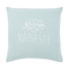 Motto 20 X 20 inch Pale Blue Pillow Kit, Square