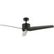 Almere 56 inch Satin Black Ceiling Fan