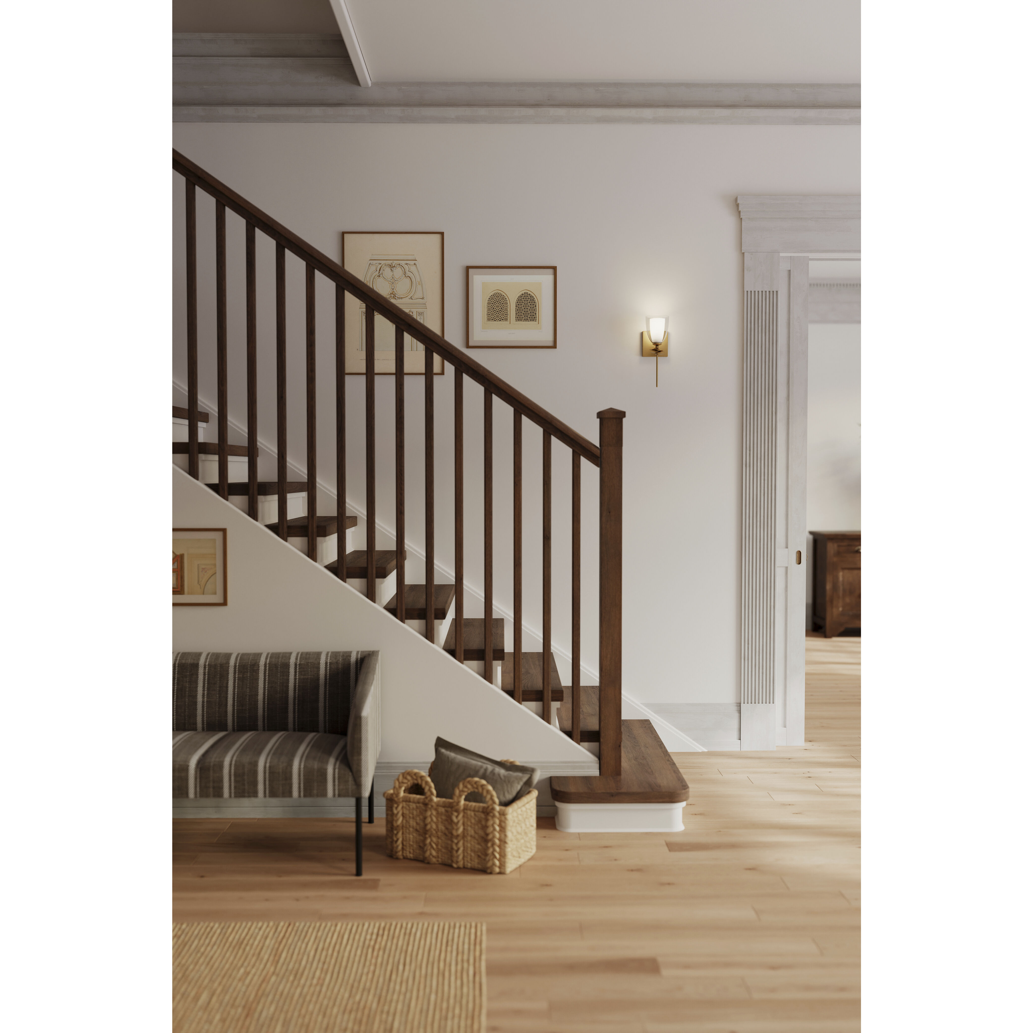 Elowen 1 Light 5.25 inch Legacy Brass Wall Sconce Wall Light