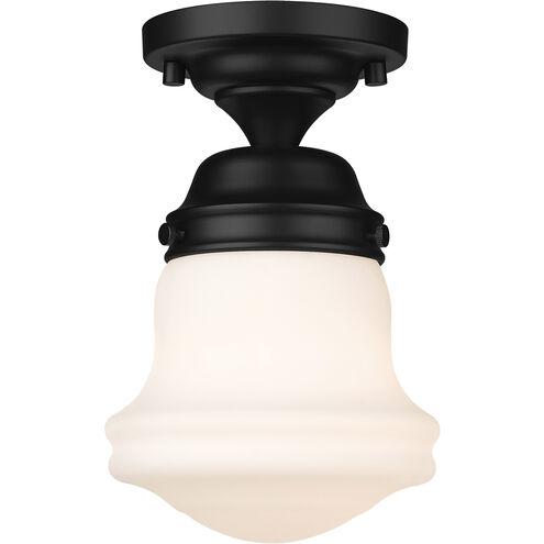 Vaughn 1 Light 6 inch Matte Black Flush Mount Ceiling Light