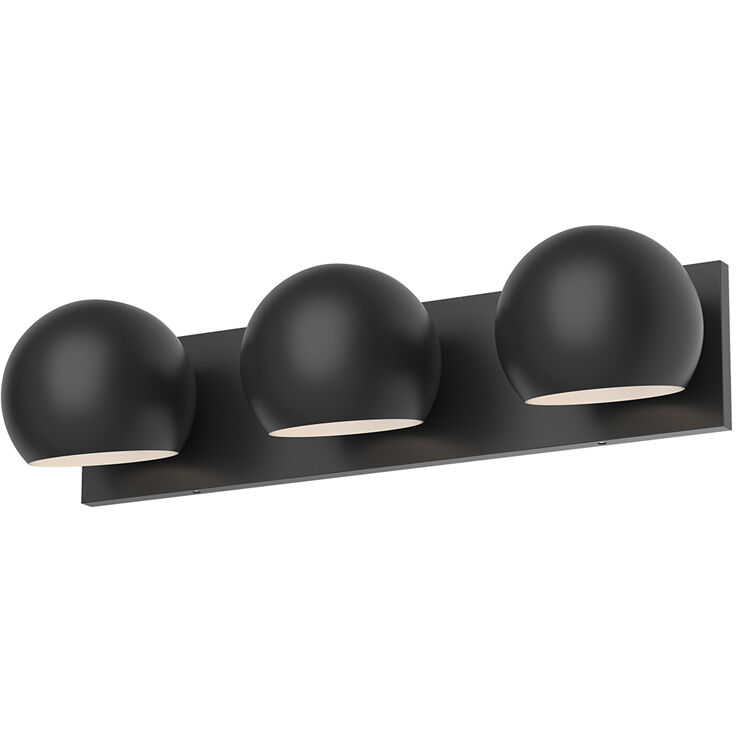 Alora Mood Willow Bath Vanity Light Wall Light in Matte Black