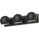 Alora Mood Willow Bath Vanity Light Wall Light in Matte Black