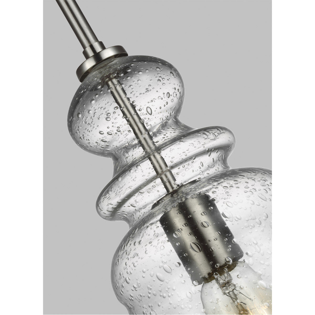 Kea 1 Light 7.13 inch Brushed Nickel Pendant Ceiling Light