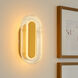 Wry Plexus 1 Light 5.88 inch Satin Brushed Gold Outdoor Wall Light