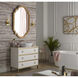 Clarion 1 Light 5 inch Satin Brass Bath Vanity Wall Light