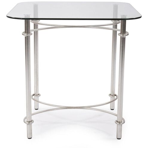 Laurel 24 X 24 inch Silver Side Table