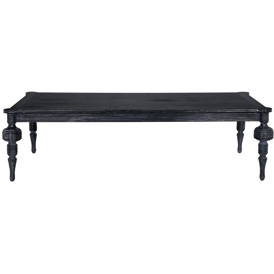 Stockholm 65 X 32 inch Cinder Black Coffee Table