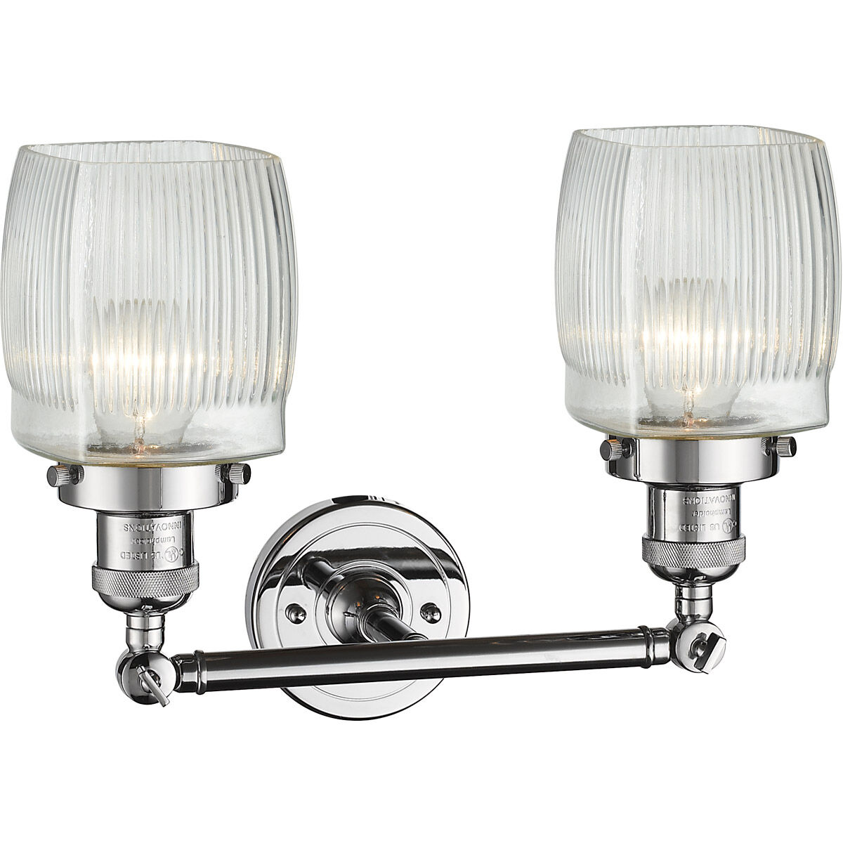 Franklin Restoration Colton 2 Light 16 inch Polished Chrome Bath Vanity Light Wall Light, Franklin Restoration