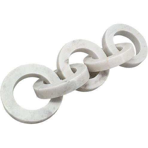 Anita White Marble Chain